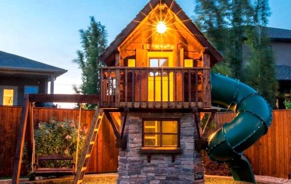 роскошные игровые домики, роскошные детские игровые домики, Charmed Playhouse