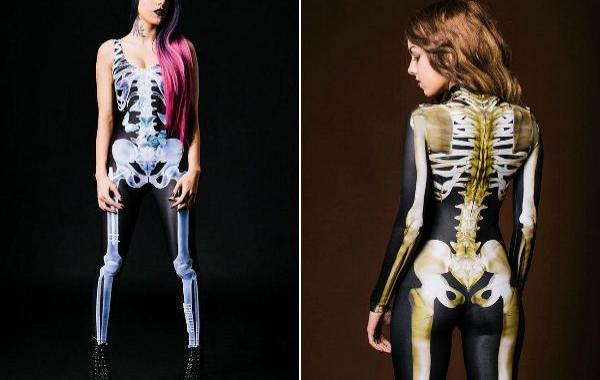 Костюм со светящимся ультрафиолете скелетом? костюм со светящимися костями