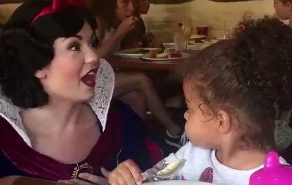 реакция девочки на Белоснежку, наше состояние в понедельник