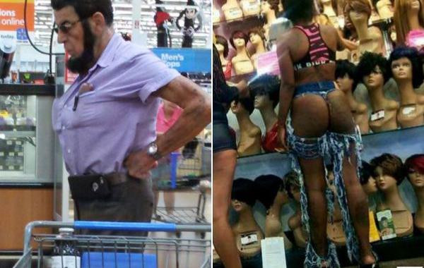 people of walmart, странные американцы, наряды посетителей американских супермаркетов