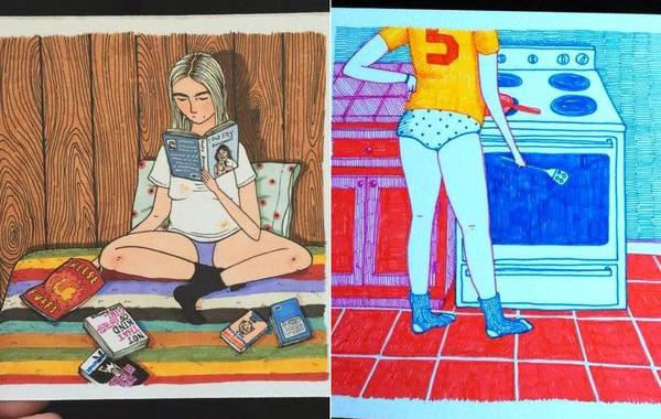 Салли Никсон, Sally Nixon, ведут себя девушки когда их никто не видит