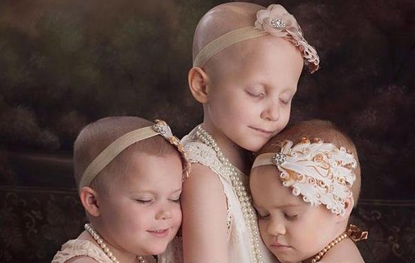 Лора Скантлинг, Lora Scantling, девочки с раком в 2014 году и в 2017, девочки с раком воссоздали фото