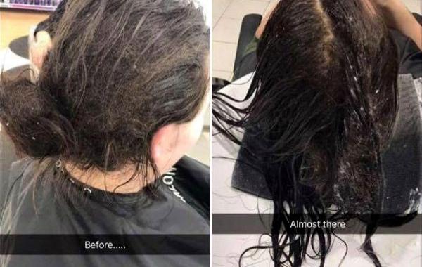 не мыла голову полгода, не мыла голову 6 месяцев, до и после стрижки, стрижка спустя полгода