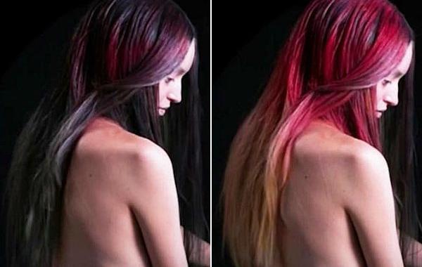 FIRE краска для волос, краска для волос меняющая цвет, The Unseen