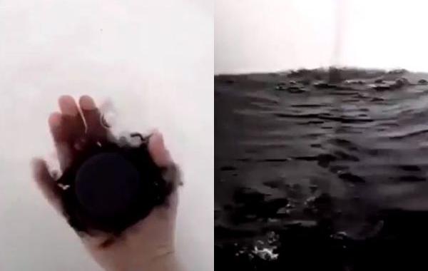 чёрная бомба для ванн, бомба для ванн чёрная вода, черный цвет бомба для ванн
