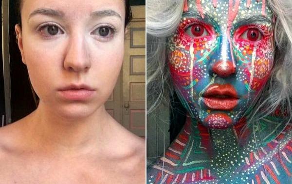 перевоплощение при  помощи макияжа, Стефани Фернандес, Stephanie Fernandez