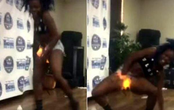 чресла вспыхнули огнём, промежность вспыхнула огнём, танцовщица облила спиртом вспыхнула огнём