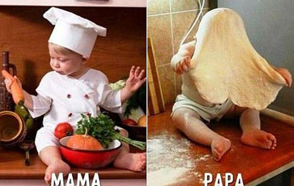 отличия между воспитанием мамы и папы, мамы и папы отличия уход за детьми