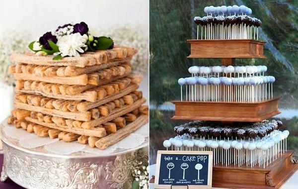 свадебные торты для тех кто ненавидит торты, необычные свадебные торты, свадебные торты не похожие на торты