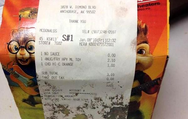 «Хэппи-мил» спустя 6 лет, еда Макдоналдса спустя 6 лет