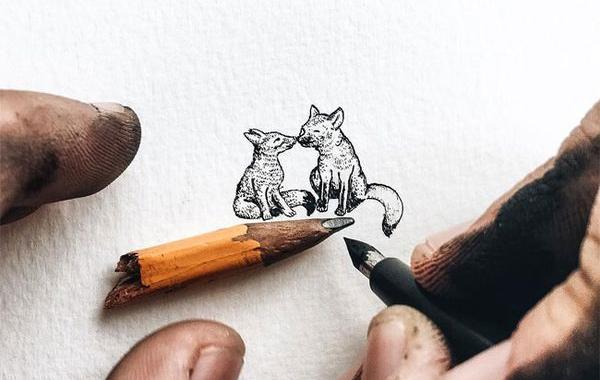 Кристиан Уотсон, Christian Watson, миниатюрные иллюстрации, маленькие рисунки, минималистичные рисунки