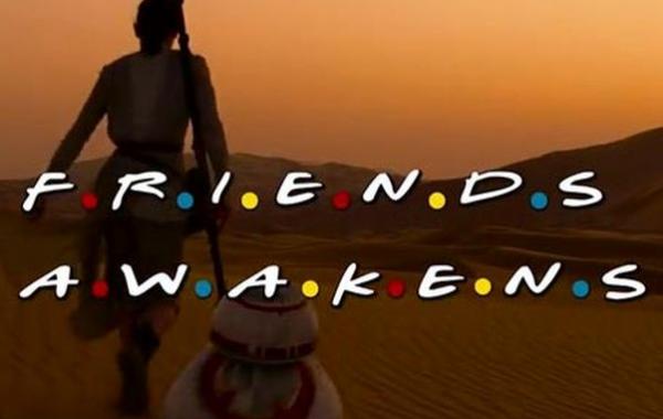 сериал друзья и Звёздные войны, объединить Друзья Звездные войны