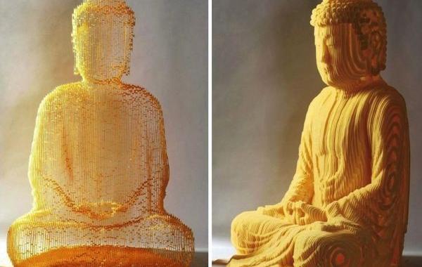 многослойные скульптуры из бумаги, скульптуры из бумаги исчезают, Хо Юн Шин, Ho Yoon Shin