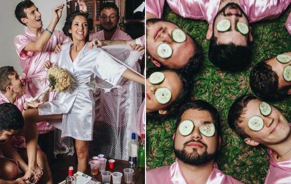 у невесты не было подруг, невеста пригласила на девичник друзей-парней