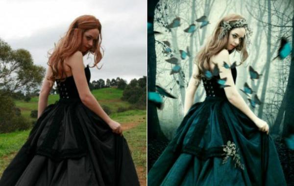 до и после фотошопа, красивый фотошоп