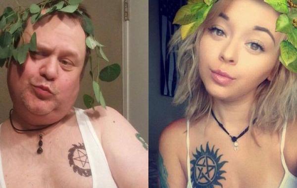 воссоздал селфи дочери, папа подколол дочь, отец спародировал селфи дочери