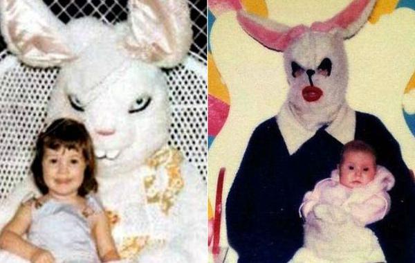 адские пасхальные кролики, пугающие пасхальные кролики, страшные пасхальные кролики