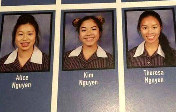 вьетнамские девушки с одинаковыми фамилиями, мы не родственники, девушки однофамильцы ежегодники