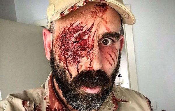 Марк Клэнси ,Marc Clancy, ужасный грим, визажист пугающий грим