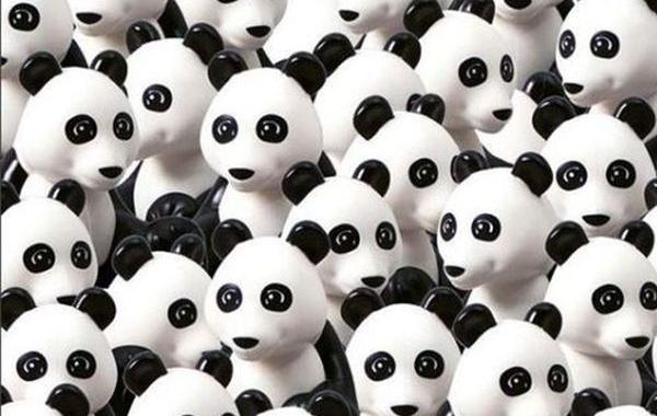 найди собаку среди панд, найти собаку среди панд, собака среди панд Lego