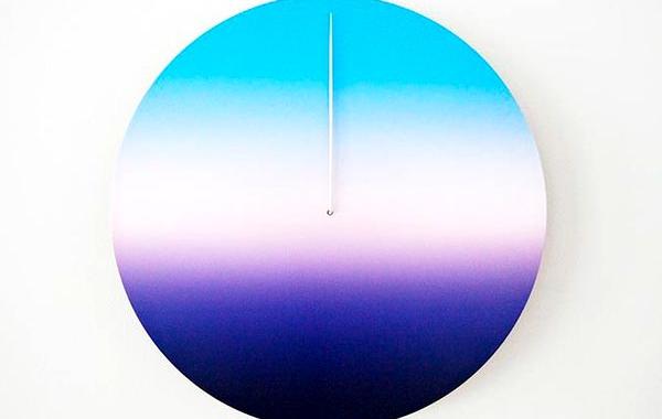 Today часы, часы Present Clock, часы показывают время цвет неба, Скотт Трифт, Scott Thrift
