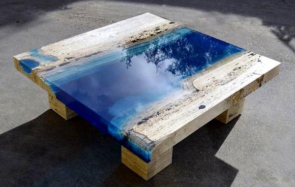столы в виде лагун, столы лагуны, Александр Шапелен, Alexandre Chapelin