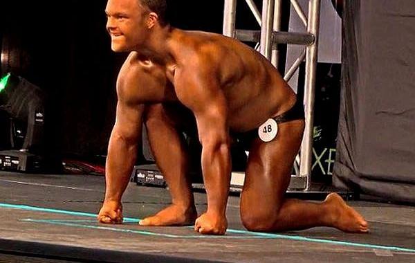 Коллин Кларк, Collin Clarke, соревнования бодибилдер с синдромом Дауна, выступление бодибилдинг с синдромом дауна