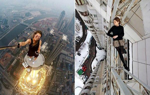 Ангелина Николау, Angela Nikolau, московские руферы, русская девушка делает рискованные снимки