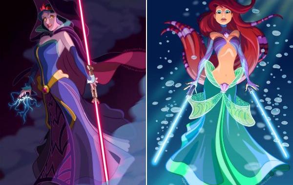 диснеевские принцессы персонажи Звёздных войн, диснеевские принцессы Звёздные войны