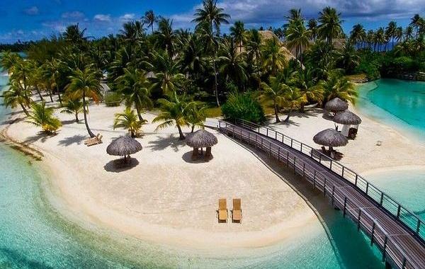 Полинезия остров, Полинезия фото,   Полинезия с высоты птичьего полёта