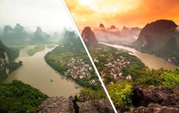 фотографии до и после обработки, Питер Стюарт, Peter Stewart, фото до и после фотошопа