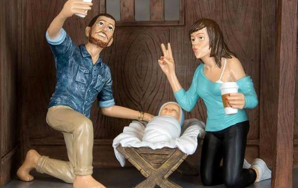 если бы Иисус родился в семье хипстеров, хипстерское Рождество