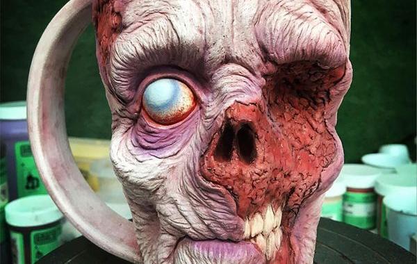 Зомби-кружки, кружки в виде зомби, Кевин Таркей Мерк, Kevin Turkey Merck