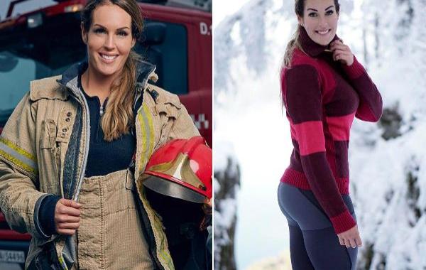 Ганн Нартен, Gunn Narten, женщина-пожарный фото, пожарница