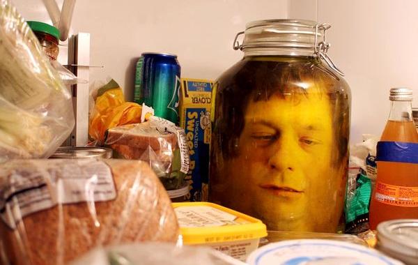 голова в банке прикол, розыгрыш с головой в банке, 1 апреля голова в банке