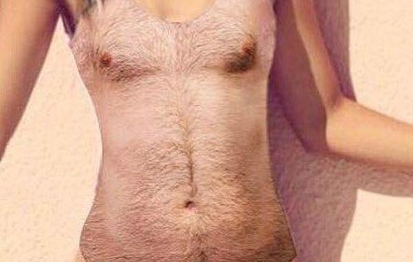 купальник с мужским волосатым торсом, Sexy Chest Swimsuit, Beloved Shirts