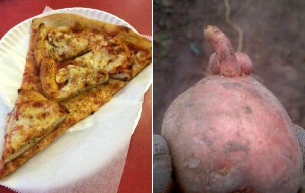 необычные продукты взглянуть дважды, продукты необычной формы