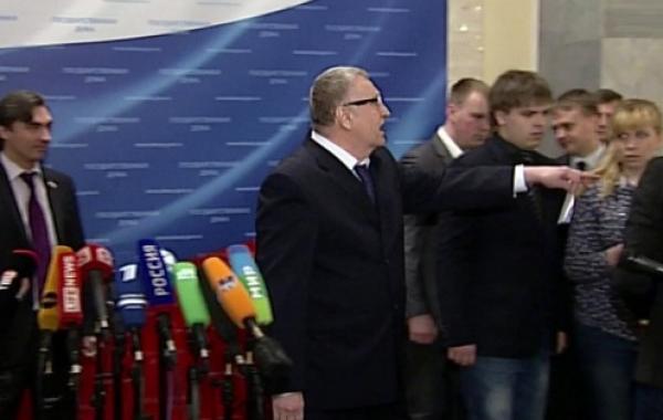 Жириновский скандал, Жириновский оскорбил беременную журналистку, Стелла Дубовицкая