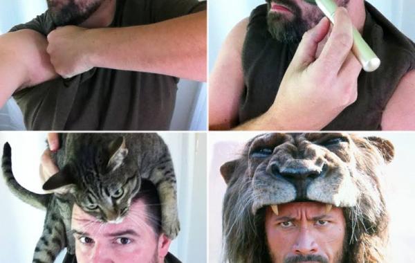 Веселые трансформации при помощи макияжа, в знаменитых людей и персонажей