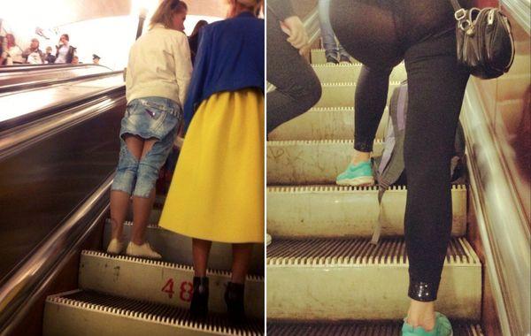 мода петербургского метро, мода метро, модники в транспорте, странные пассажиры метро 