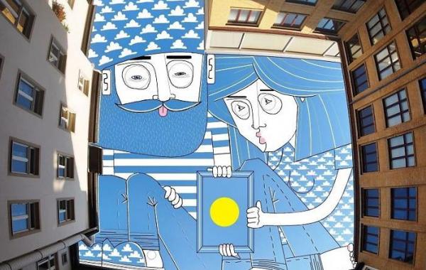 Томас Ламадью, Thomas Lamadieu, Roots Art, небо в качестве холста