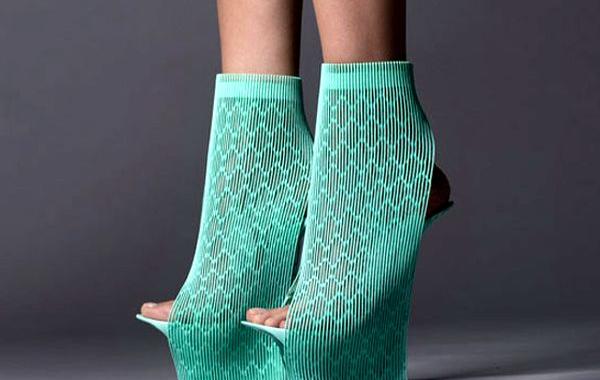 туфли напечатанные на 3D принтере, одежда распечатанная на 3d принтере, с монитора на ноги