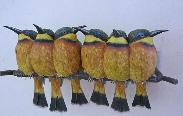 Джоан Шерфт  3D-птицы 