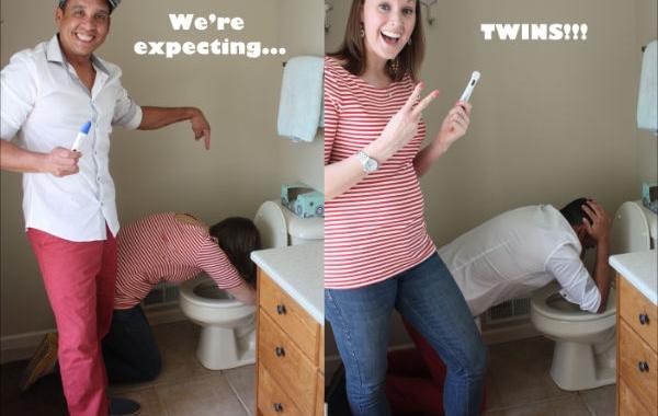 Необычные и смешные способы рассказать всем о своей беременности