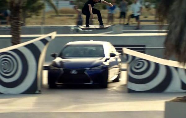 Ховерборд в действии, видео летающий скейтборд, летающий скейтборд Lexus, презентация летающего скейтборда Lexus, ховерборд Lexus