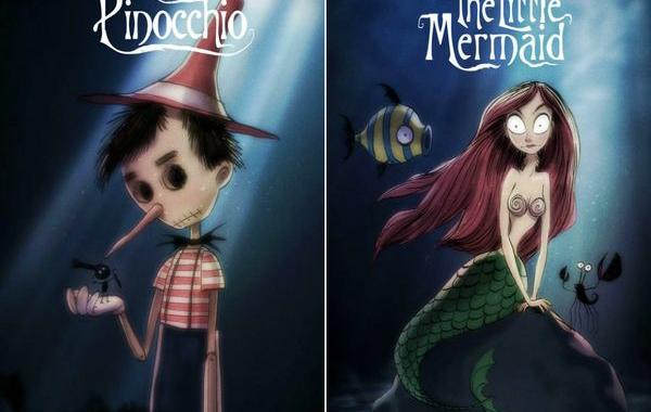 диснеевские мультфильмы в стиле Тима Бёртона, Андрей Тарусов