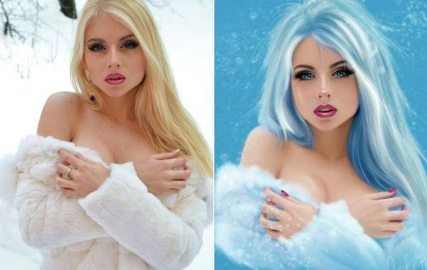 красивый фотошоп, до и после фотошопа