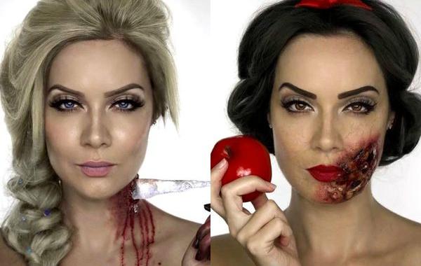 Мёртвые принцессы Дисней, жуткие диснеевские принцессы, принцессы Дисней Хэллоиун