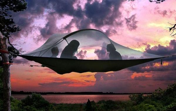 Подвесные палатки, которые позволят вам спать в воздухе