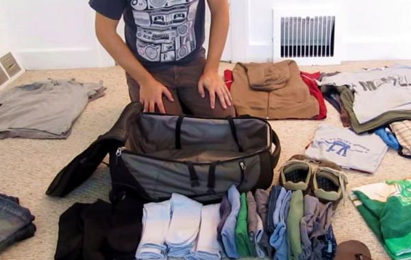 пакуй как профессионал, в небольшйо чемодан нереальное количество вещей, как упаковать много вещей в чемодан, как укладывать вещи в чемодан